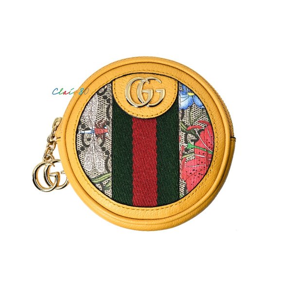 Gucci Ophidia Flora Coin Purse Wallet - Picture 1 of 8